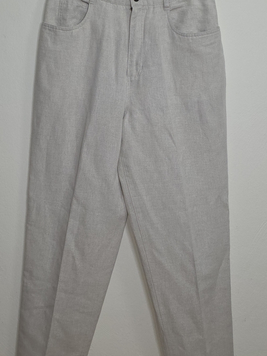 Talbots Pants - Talbots Cream Straight-Leg Pants